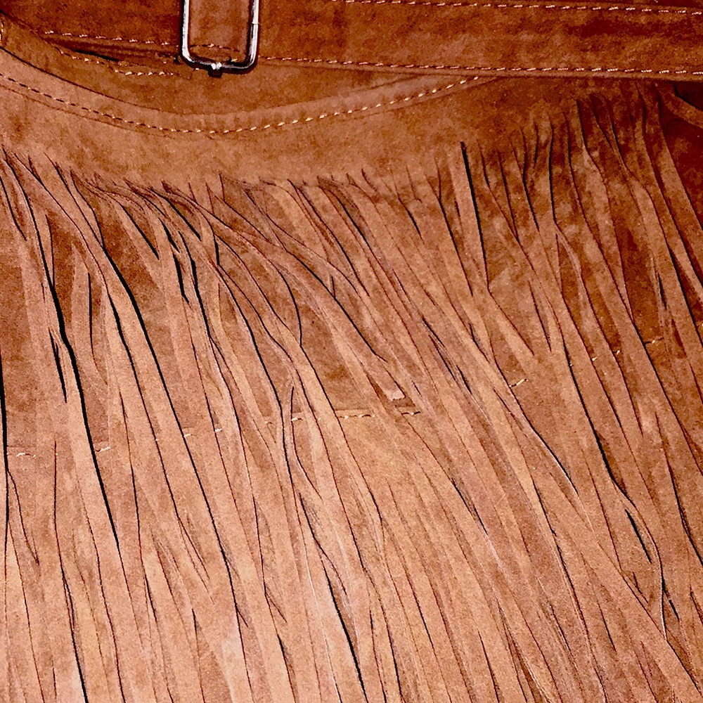 Fringed Hobo Bag